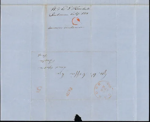 W. and E. L. Kimball to George Coffin, 14 April 1851