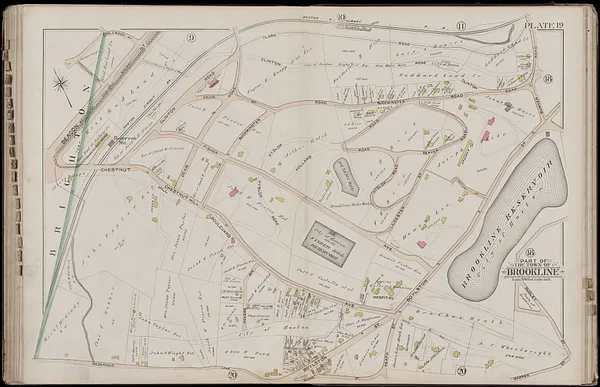 Atlas of the town of Brookline, Norfolk County, Massachusetts