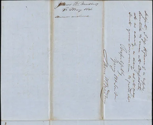 James Bradbury to George Coffin, 23 May 1846