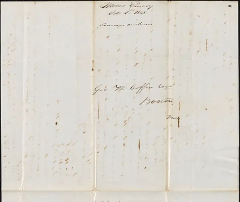 Moses Emery to George Coffin, 1 October 1845