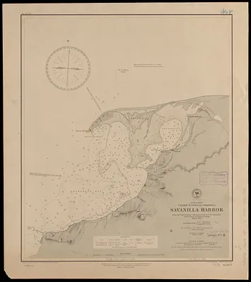 South America, United States of Colombia, Savanilla Harbor