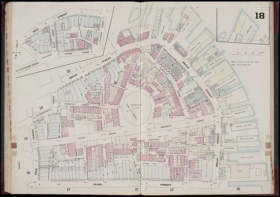 Insurance map of Boston : volume 1