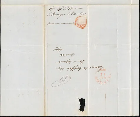 E.G. Rawson to George Coffin, 16 March 1843