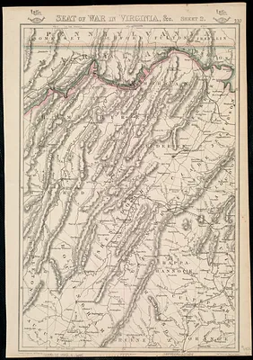 Seat of war in Virginia, &c