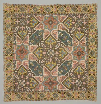 Cover with geometric design