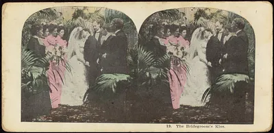 The bridegroom's kiss