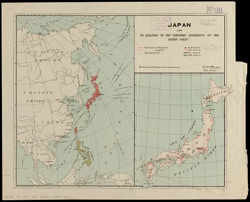 Japan and its relation to the territory bordering on the Pacific Ocean