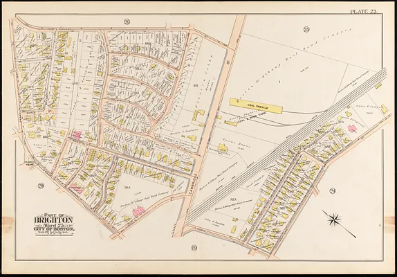 Atlas of the city of Boston, Brighton