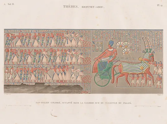 Description of Egypt: Thebes. Medynet-Abou, Vol. II, Pl. 12