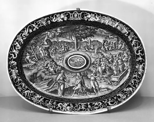 Oval Stand for Ewer: Allegory of the Redemption