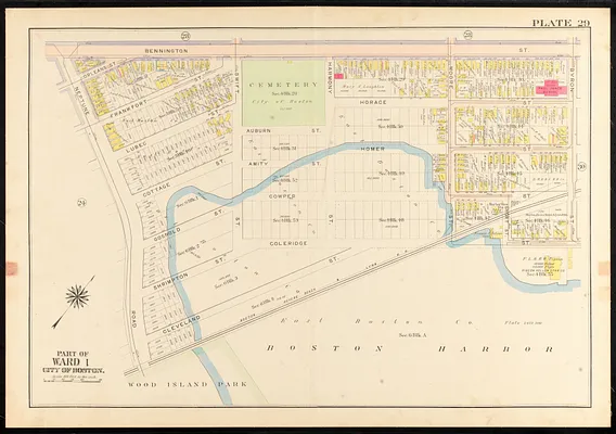 Atlas of the city of Boston, Charlestown and East Boston