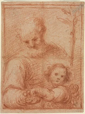 Joseph and Child (recto)
