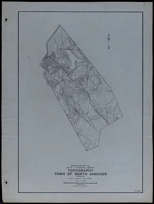 Topography Town of North Andover
