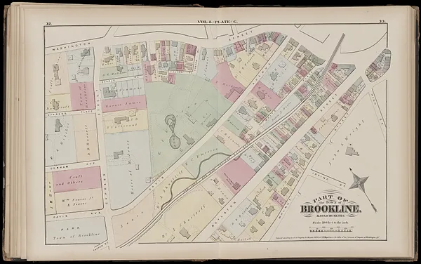 Atlas of the town of Brookline, Massachusetts