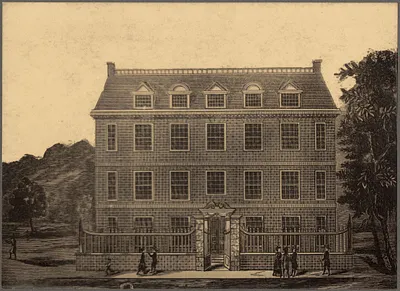 Residence of Sir Henry Frankland, corner of Garden Court and Prince Street