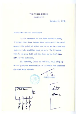 Memorandum from Joseph Short to President Harry S. Truman