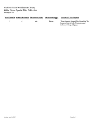 WHSF: Returned, 13-6