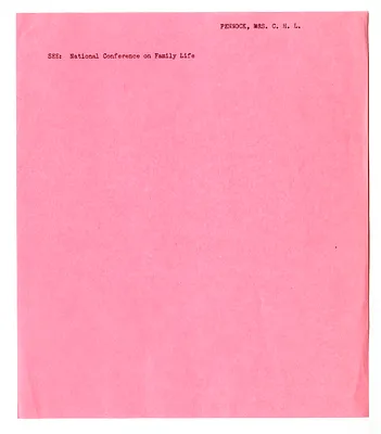 Cross Reference Memorandum