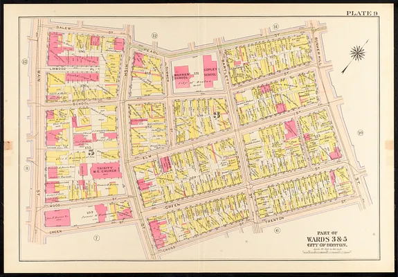 Atlas of the city of Boston, Charlestown and East Boston