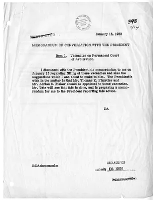 Memorandum of Conversation with Secretary of State Dean Acheson and President Harry S. Truman