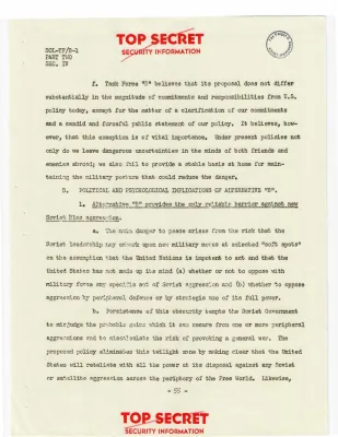 Report to the National Security Council by Project Solarium Task Force B - Part 3 of 5