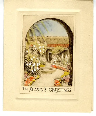 Christmas Card from Earl and Nellie Paul to Bess and Harry S. Truman