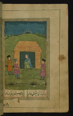 Zulaykha, After the Death of Her Husband, Sits Alone in Her Abode