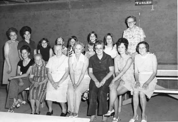 Women Posing for a Group Photo, 1960