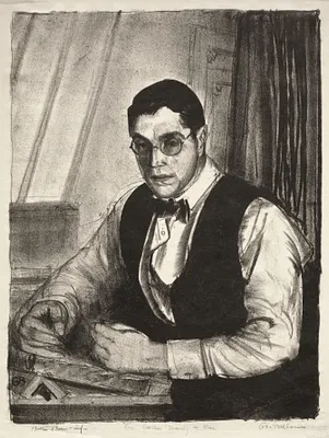 Gene Speicher Drawing on a Stone