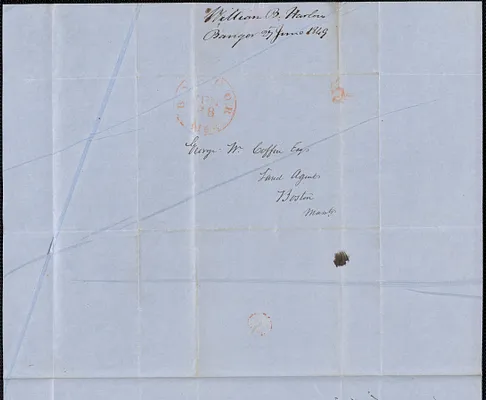 William B. Harlow to George Coffin, 27 June 1849