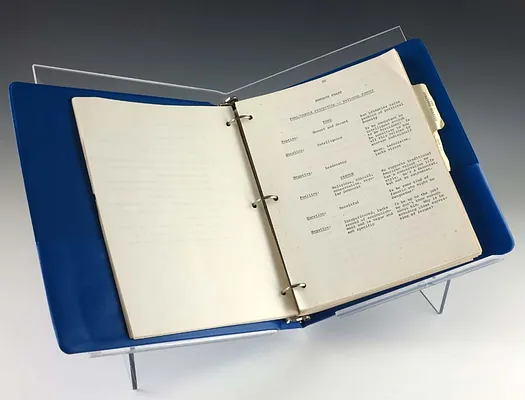 Blue Binder Containing the 1976 Briefing of the Vail Strategy