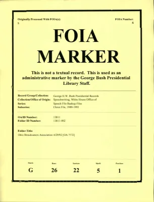 Ohio Broadcasters Association 4/29/92 [OA 7572]