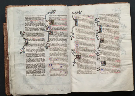 The Gotha Missal:  Fol. 11v, Text