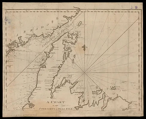 A chart of the Streights of Bell Isle