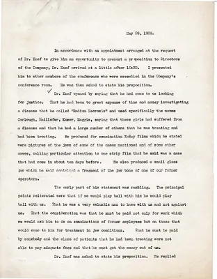 Minutes, May 26, 1926
