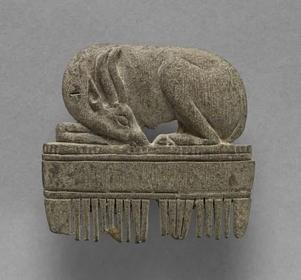 Comb with Gazelle