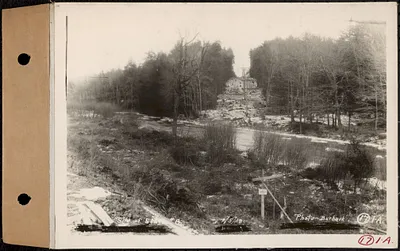 Contract No. 17, West Portion, Wachusett-Coldbrook Tunnel, Rutland, Oakham, Barre, site of Shaft 8, Barre, Mass., Jan. 5, 1928