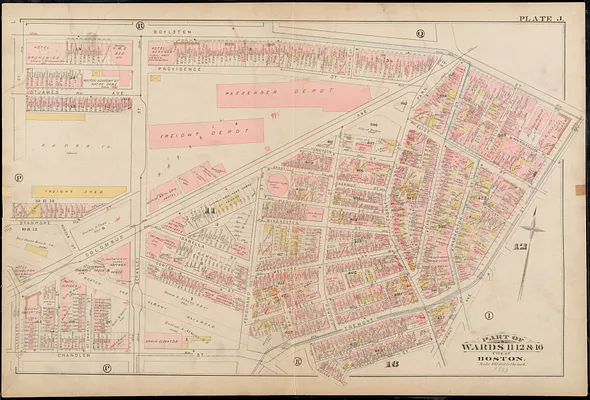 Atlas of the city of Boston : city proper