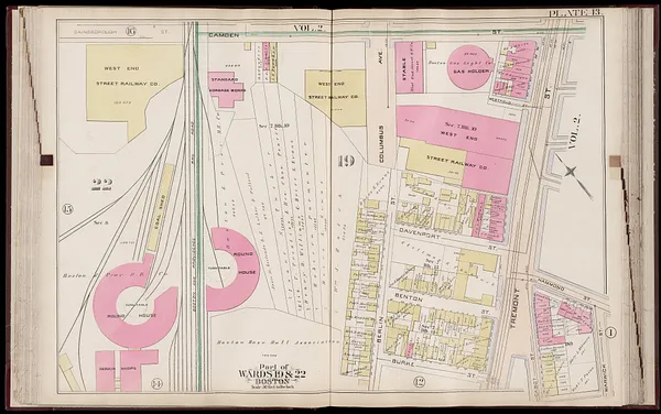 Atlas of the city of Boston : Roxbury, Mass. : volume three : from actual surveys and official records