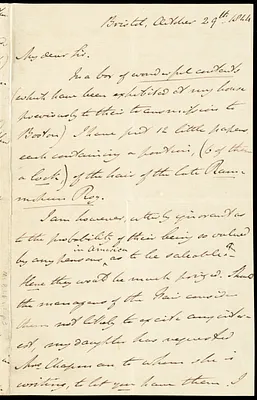 Letter from John Bishop Estlin, Bristol, to Samuel May, October 29th, 1844