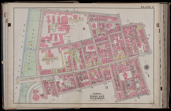Atlas of the city of Boston, Boston proper and Back Bay : from actual surveys and official plans