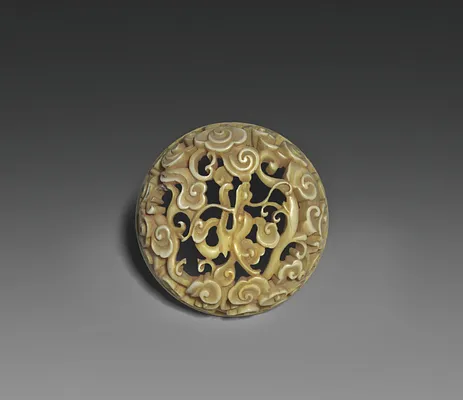 Ivory Lid for Water Pot
