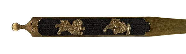 Kogai with Chinese-style Lions