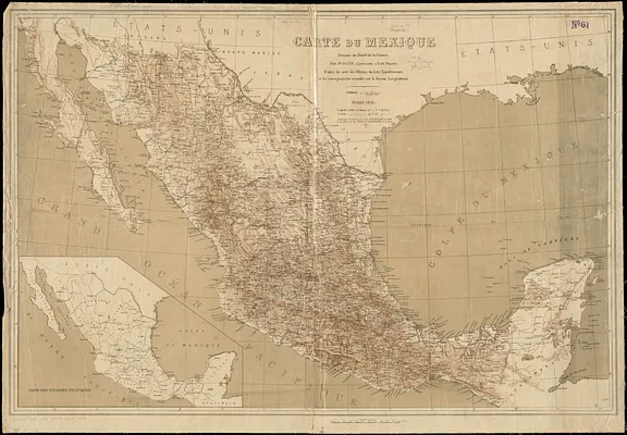 Carte du Mexique