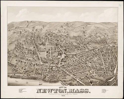 View of Newton, Mass