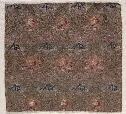 Brocade with Design of Fruit Sprays and Leafy Scrolls