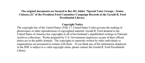 Special Voter Groups - Senior Citizens (2)