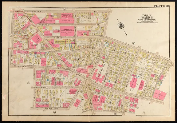 Atlas of the city of Boston, Roxbury