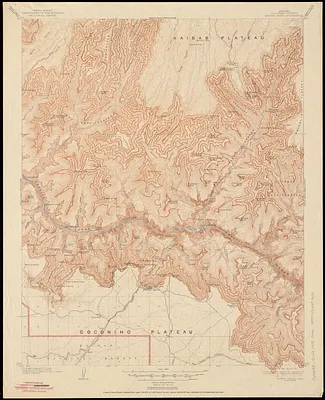 Arizona (Coconino County), Bright Angel quadrangle