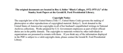 Black Colleges, 1972-1975 (1)